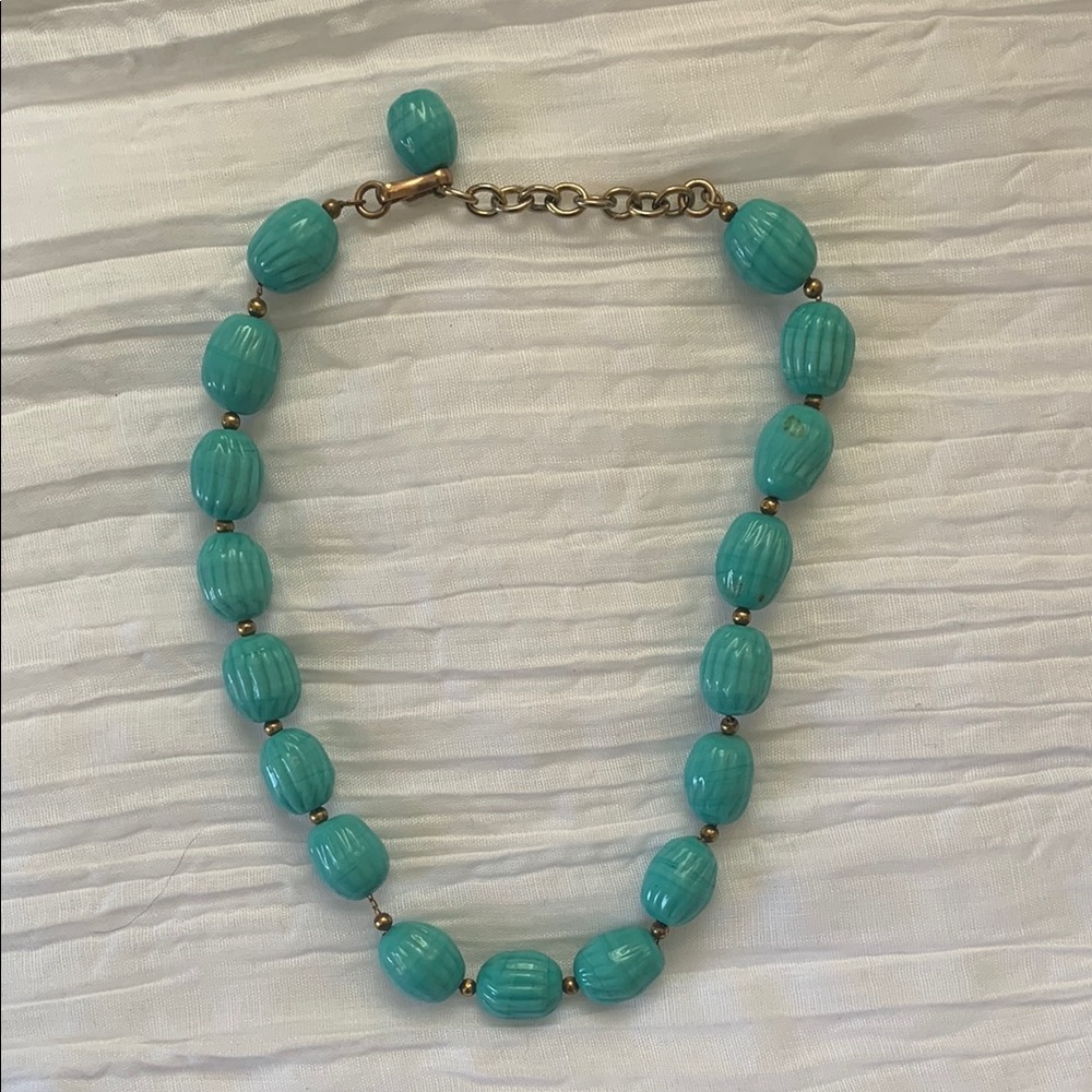 Chic Turquoise Beaded Necklace
